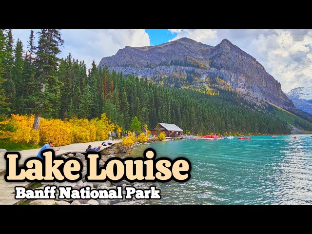 Lake Louise on fall Season 2024 #lakelouise #alberta #canada #banff