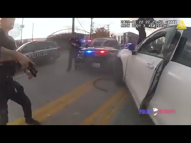 Police Bodycam Footage Shows Chase and Arrest of a Drive-By Shooting Suspect