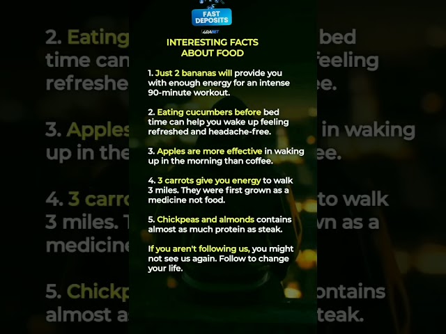 INTERESTING FACTS ABOUT FOOD: TIME_OUT