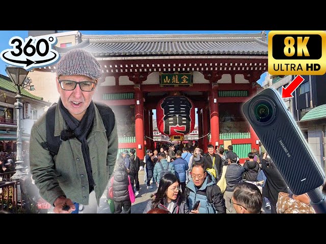 Is Japan FULL? 8K 360 VR Walk in Senso-Ji TOKYO