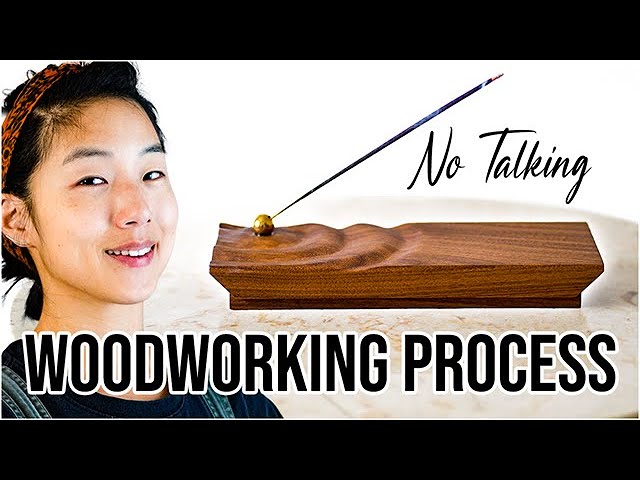 MAKING an Incense Holder | Peaceful Woodworking