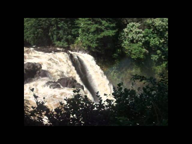 Rainbow Falls after almost a month of rain..