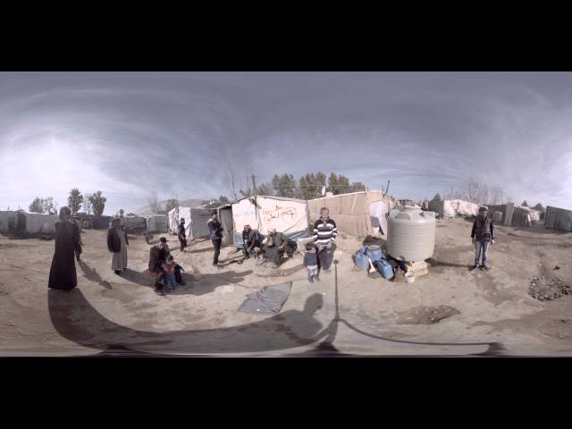 Refugee camp Lebanon Smoking Guy