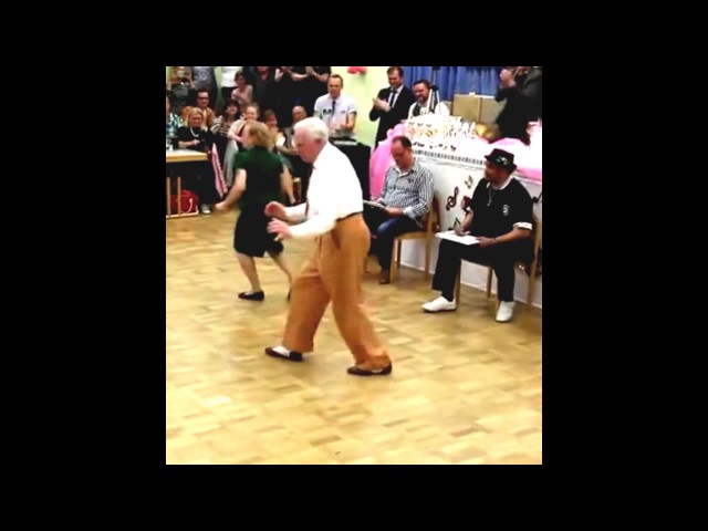 Oldest Man enjoying Russian Belly Dance