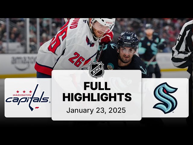 NHL Highlights | Capitals vs. Kraken | January 23, 2025