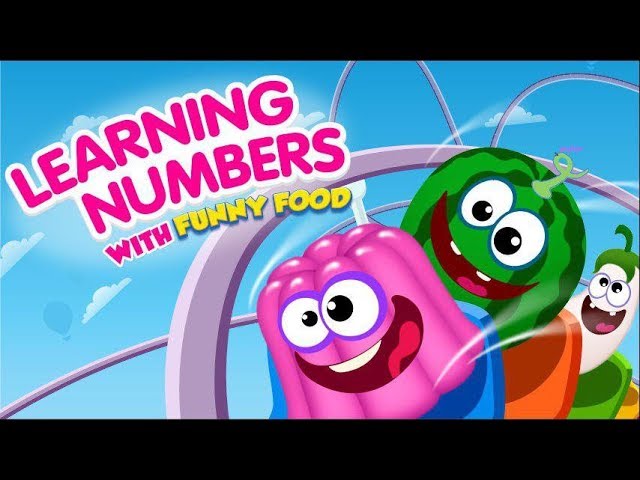 Learning Numbers with Funny Food