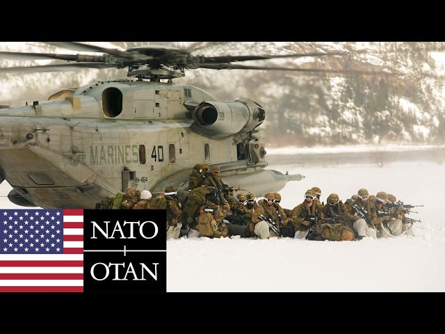 US Armed Forces. Large-scale NATO winter military exercise in Norway.