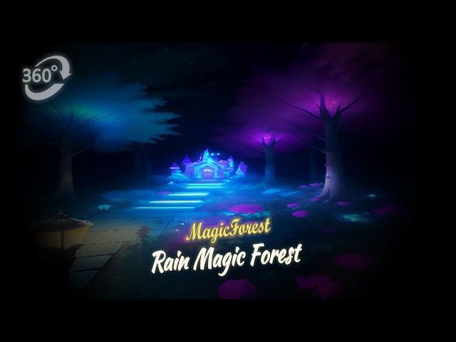 Whispers of the Rainforest VR Video 4k 360 | Whispers of the Rainforest: Illuminated Rain Showers