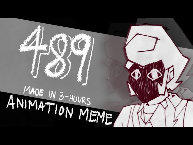 489 Animation meme // Wally Darling // Alight Motion // 3 Hours Challenge