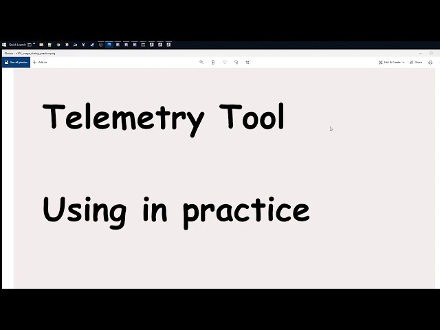 No voice: Check the V2 version of the video. How I use the Telemetry tool during practice ... .