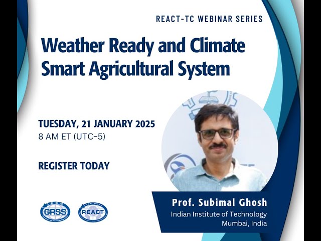 Weather Ready and Climate Smart Agricultural System