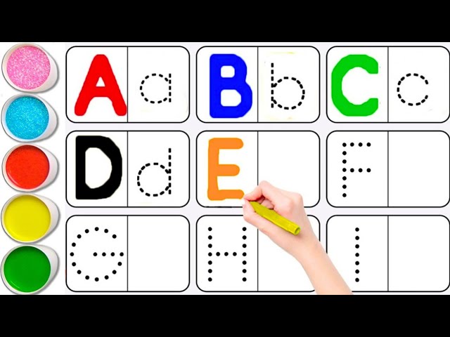 ABCD Alphabet|numbers counting | shapes drawing. Toddlers learning vedio. abcd alphabets song.