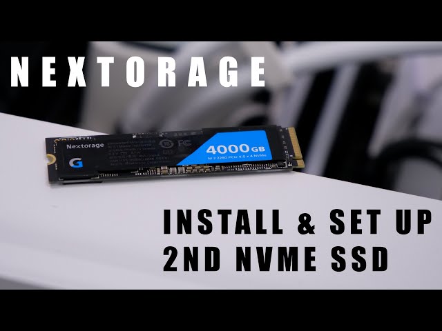 How to Install a Second NVMe SSD FT Nextorage 4TB NVMe SSD- Giveaway