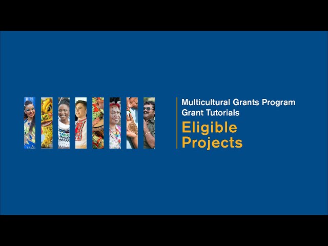 Multicultural Affairs Grant Tutorials: Eligible Projects