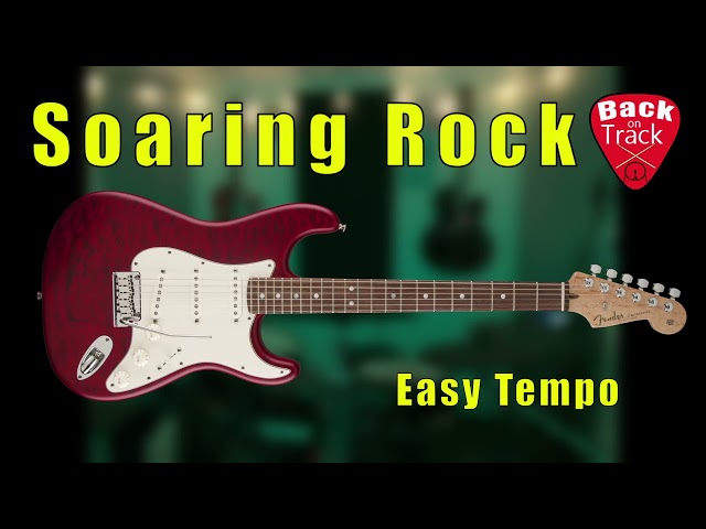 Easy soaring tempo guitar backing track - 78 Bpm D Major