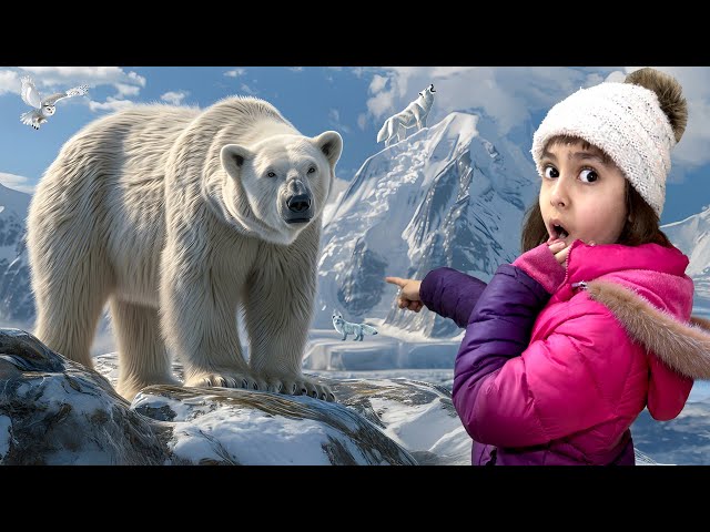 🐾 Fun & Educational SNOW ANIMALS Video for Kids and Toddlers | Learn Animal Names & Sounds by Atrin