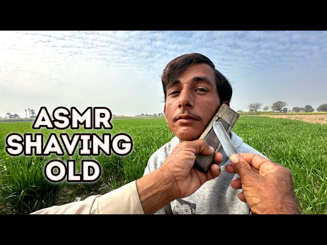 ASMR Fast & Amazing Shaving With Barber Old {ASMR SHAMS}