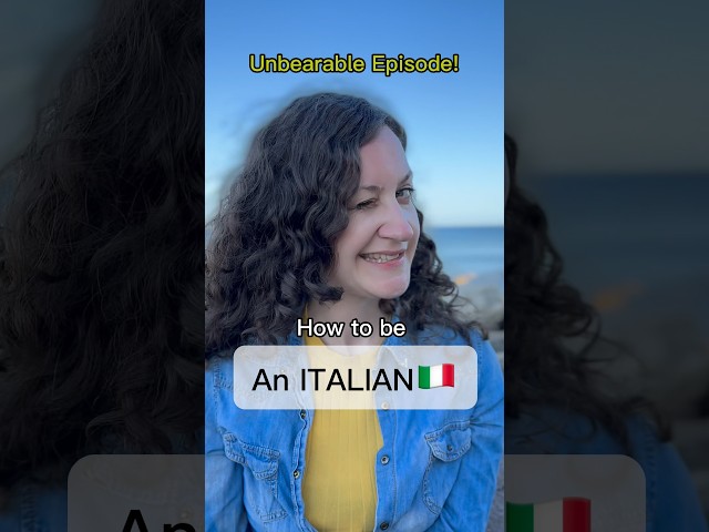 Ep.11: How to be an Italian - Unbearable 😅 #indian #italian #comedy