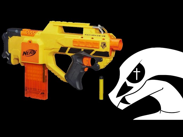 The Nerf Rayven is a mag-fed majesty