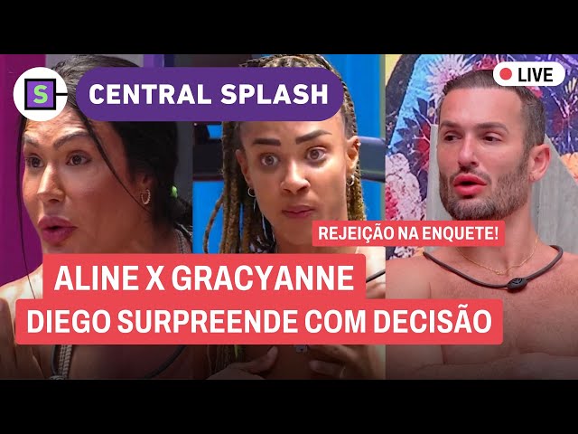 🔥BBB25: TRETA: Gracyanne DISCUTE com Aline e DETONA; Diego TOMA ATITUDE; Diogo PENSATIVO + QUEM SAI