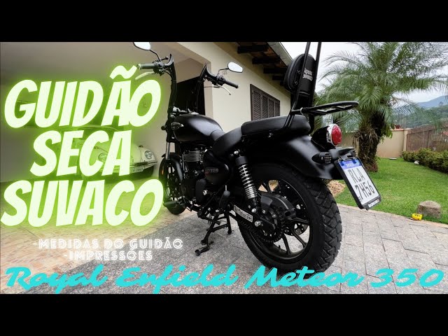 Royal Enfield 350 Meteor - Detalhes e características Guidão Seca Suvaco