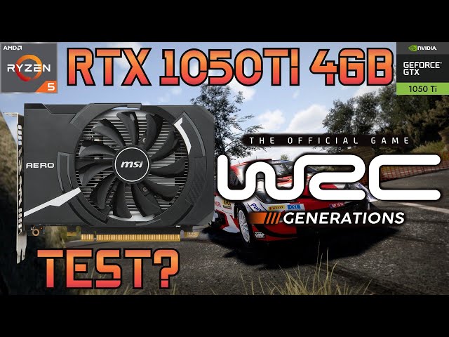 RTX 1050TI 4GB WRC 10 Game in 2025