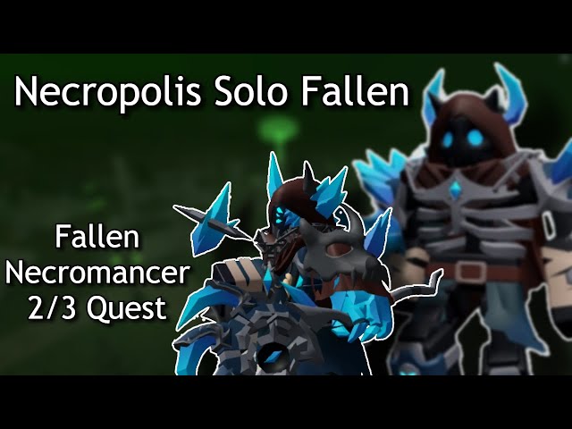 Necropolis Solo Fallen With OP Buffed Necromancer | Roblox TDS