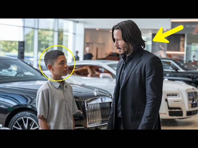 Young Boy Buys Gift for Mom, Then Keanu Reeves Walks In and Changes Everything