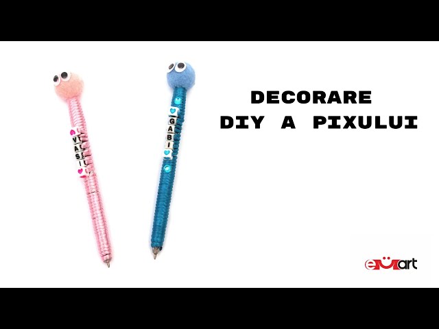 Decorare stilou DIY