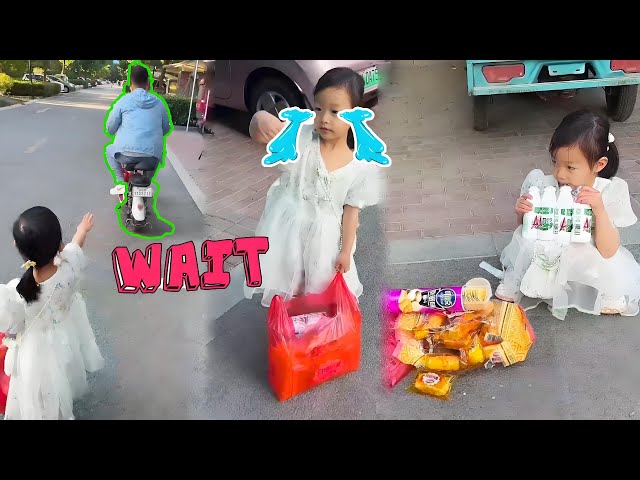 Dad Left My Daughter Behind And Went Home Alone#father#comedy#cutebaby#funnyvideos#smile