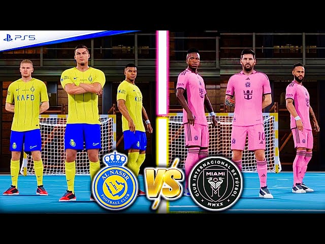 FIFA VOLTA - RONALDO, MESSI, MBAPPE, HAALAND, VINI JR, SALAH ALL STARS | AL NASSR VS INTER MIAMI