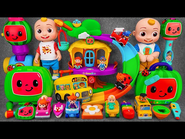 97 Minutes COCOMELON Collection Unboxing - Satisfying Unboxing Cocomelon Deluxe Clubhouse Playset