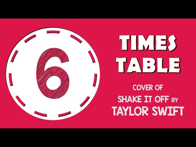 6 Times Table Song (Cover of Shake It Off by Taylor Swift!)