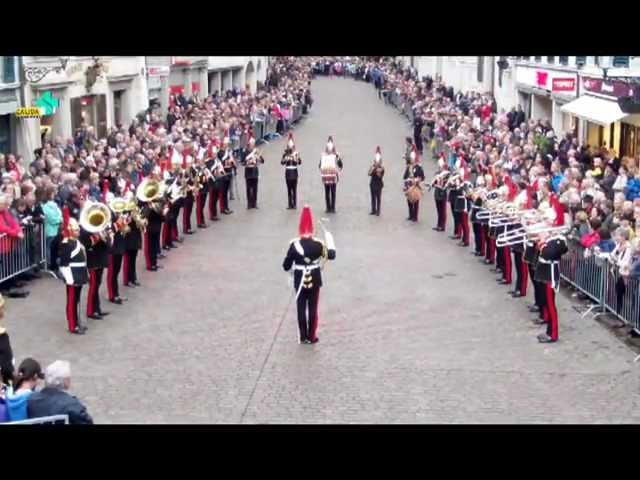 The Band of the Blues & Royals - Marching and Public concert in Solothurn, Switzerland