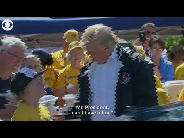 President Trump, NC Boy Share Hug In Heartfelt Moment