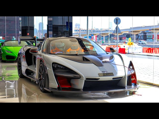 Bugatti Chiron, Lamborghini Aventador Ultimae, McLaren SENNA - Supercar Heaven at Exotic Cars Dubai