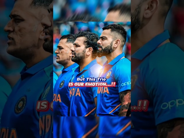 This Trio Is Our Emotion !!💕😘 This Trio Owns Our Heart's 💔 #viratkohli #msdhoni #rohitsharma #shorts