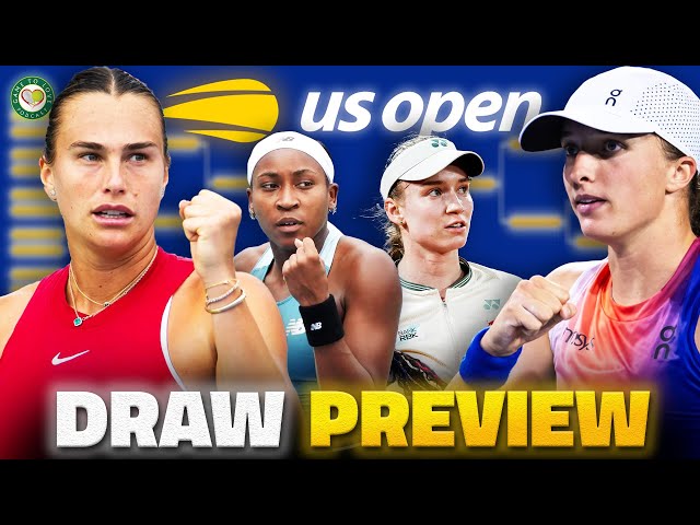 Can Swiatek BOUNCE back? | Gauff DEFENDS crown 👑 | US Open 2024 Draw Preview & Predictions