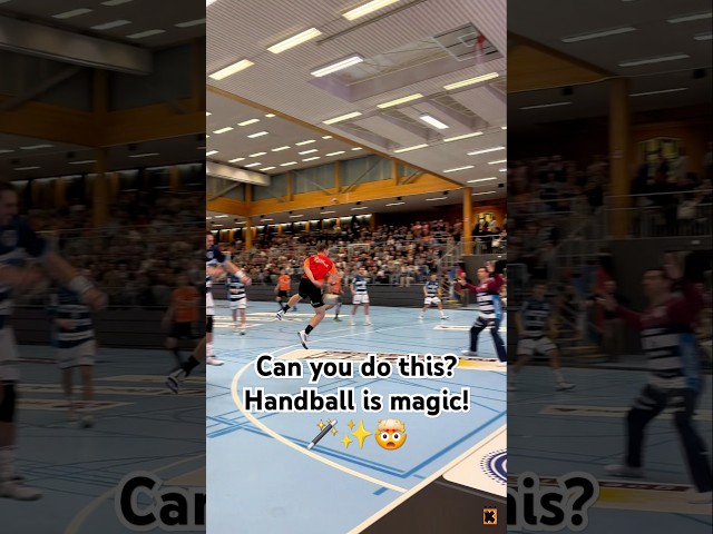 Can you do this? #Handball is #magic! 🪄✨️🤯