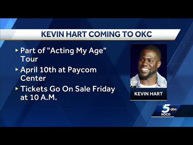 Kevin Hart adds Paycom Center to 'Acting My Age' tour stops