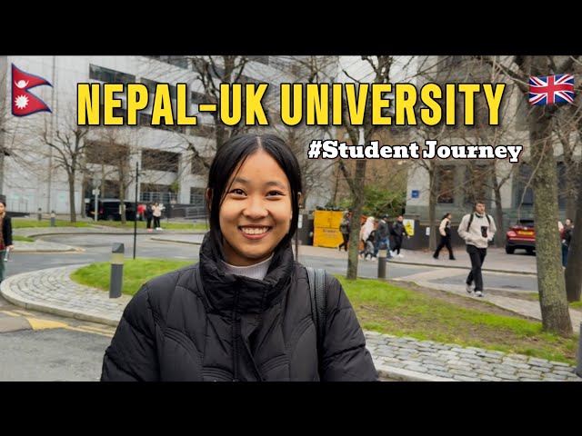 Vhanji's First Day in University🇬🇧|Nepali  Girl's  Dream 🇳🇵✈️🇬🇧