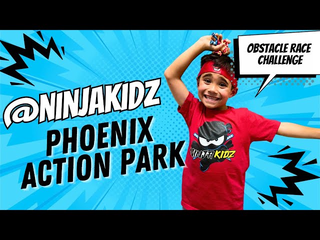 Conquer the Course: Phoenix Ninja Kidz Action Park Obstacle Race Challenge!!