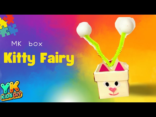 Cute DIY Cat-Fairy Box! | Gabby’s Dollhouse Inspired Craft