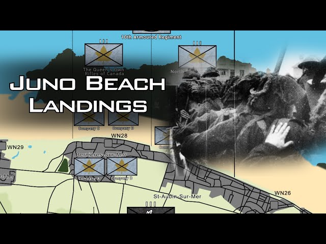 Juno Beach Landings | D-Day Normandy June 6, 1944