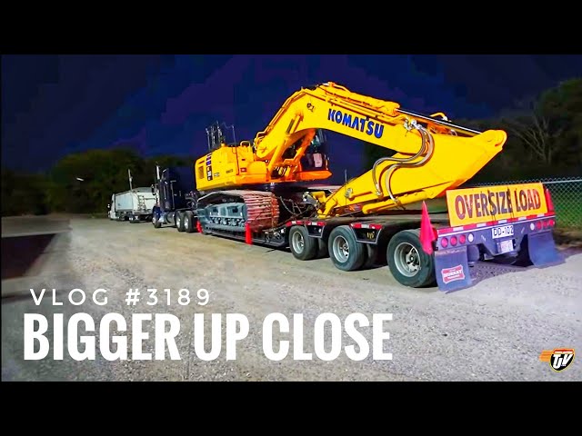 BIGGER UP CLOSE! | My Trucking Life | Vlog #3189