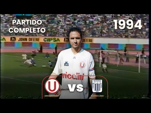 Universitario vs Alianza Lima | Partido completo | Gol de Roberto Martínez | 1994 ⚽🎞