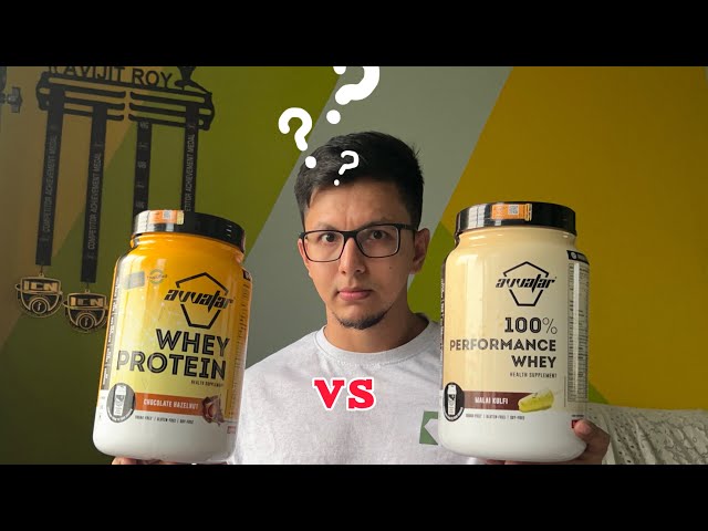 Avvatar Whey Protein Vs Avvatar 100% Performance Whey Protein