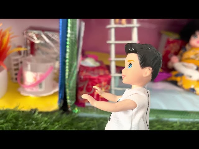 Dolls life daily Routan in India //pinky kA Ghar #dollslife #Barbies #part17