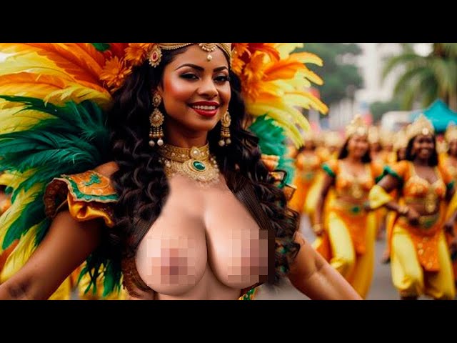 WOW! 😲 INCREDIBLE RIO CARNIVAL STREET PARADE 2025 in 4K 🎭🔥