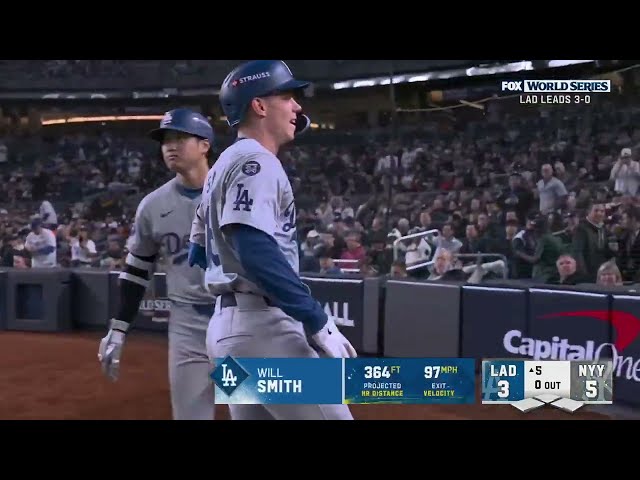 Will Smith's 3rd home run of the postseason and 1st of the World Series